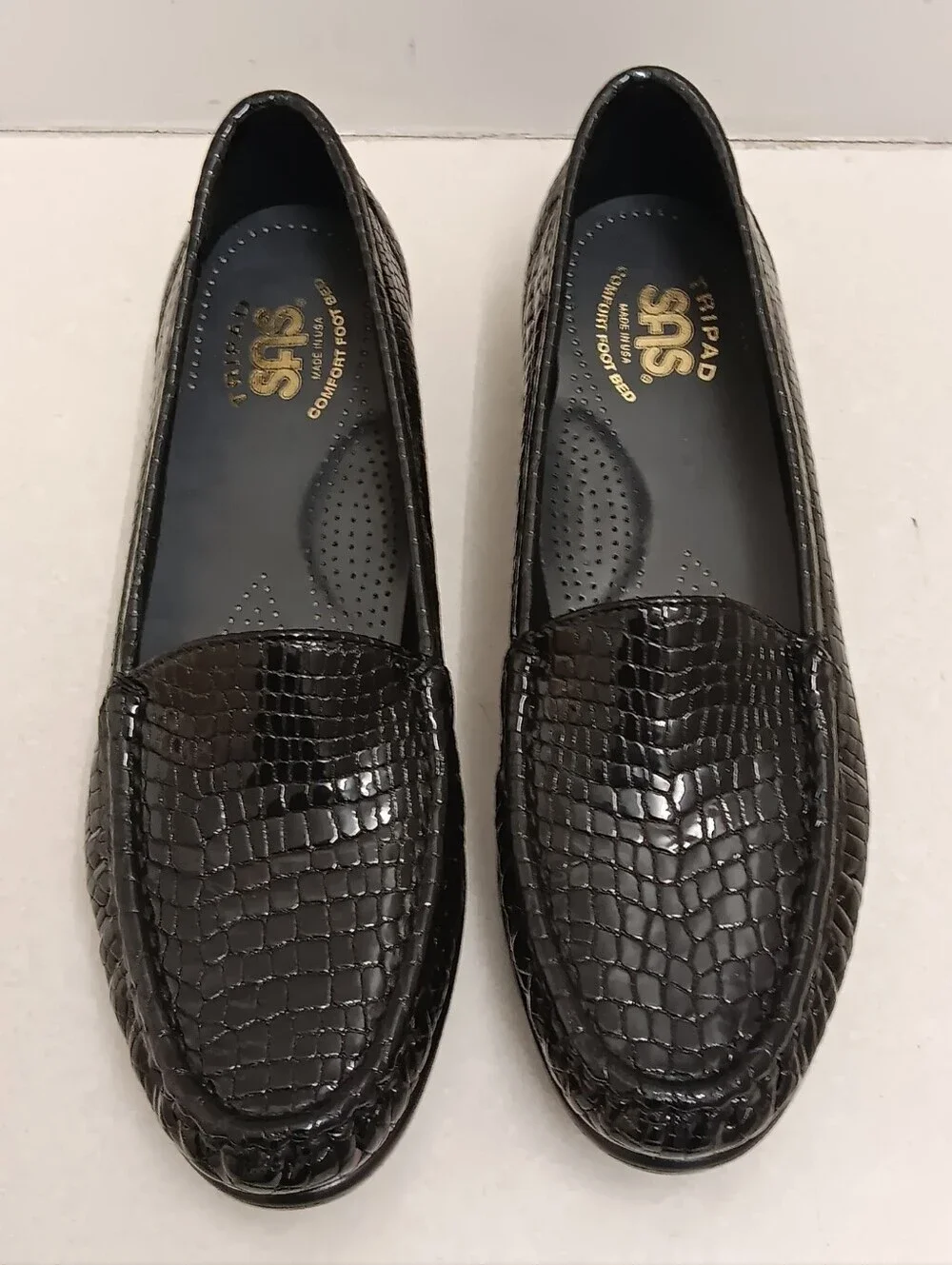 SAS| Simplify Everyday Croc Embossed Loafer Mocassin Comfort Office Slim 8.5/9